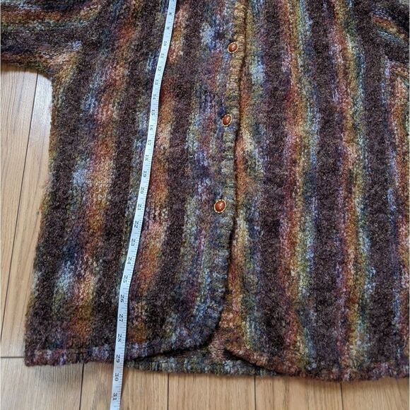 𝅺vintage mohair wool blend metallic button up jacket - Picture 12 of 12